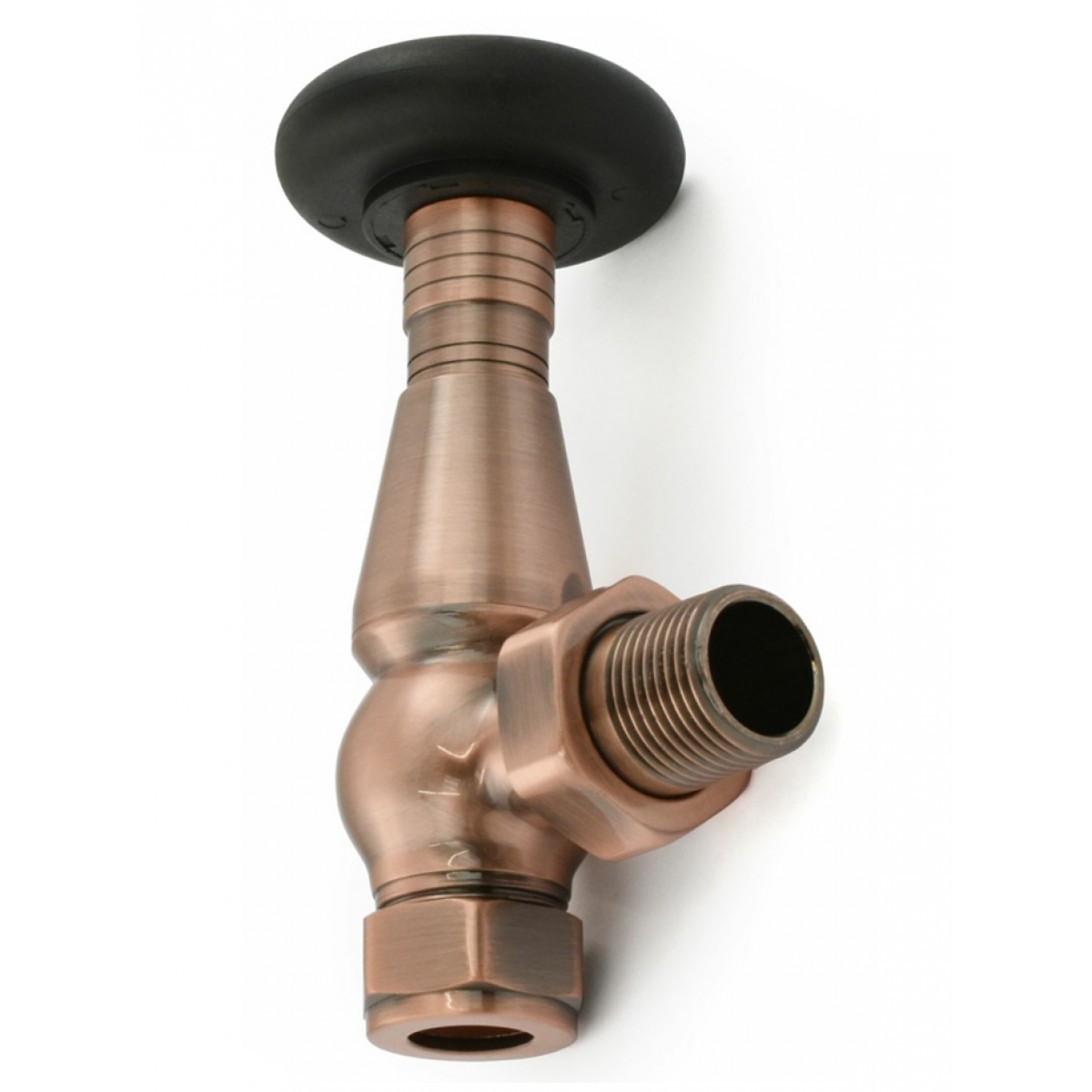 Lambeth Angled TRV Set - Antique Copper