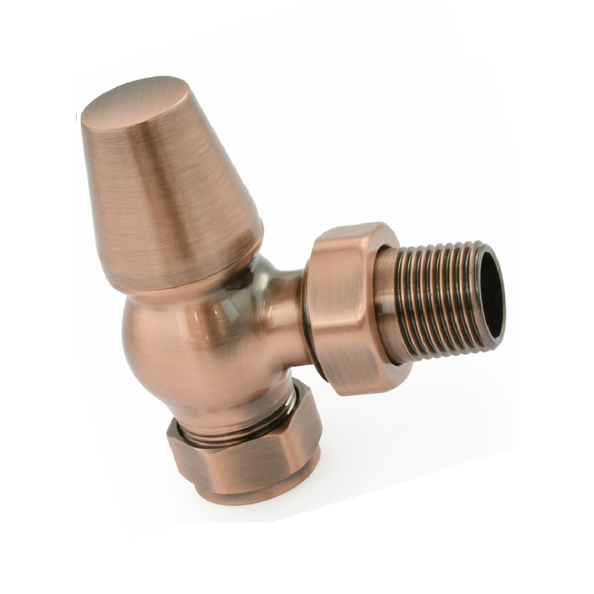 Lambeth Angled TRV Set - Antique Copper