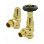 Lambeth Angled TRV Set - Polished Brass