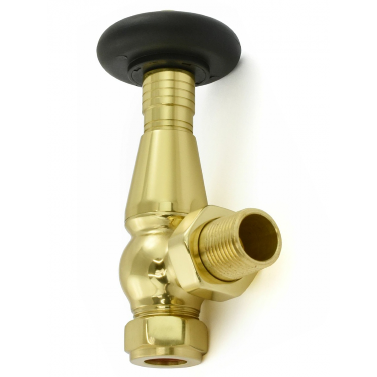Lambeth Angled TRV Set - Polished Brass