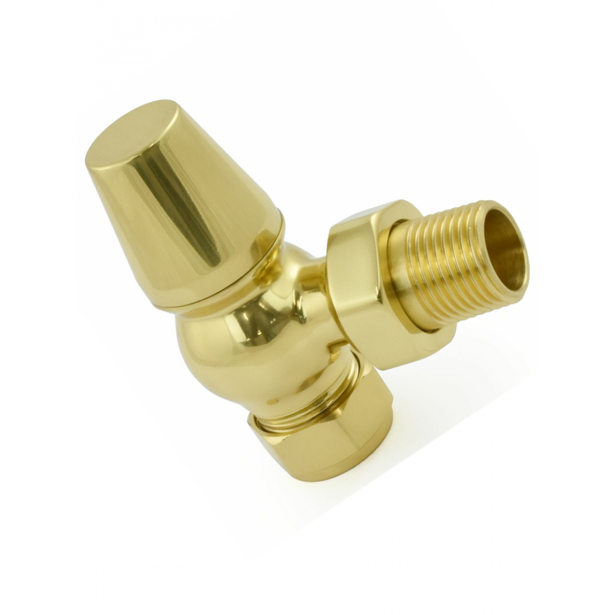 Lambeth Angled TRV Set - Polished Brass