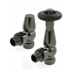 Lambeth Angled TRV Set - Black Nickel