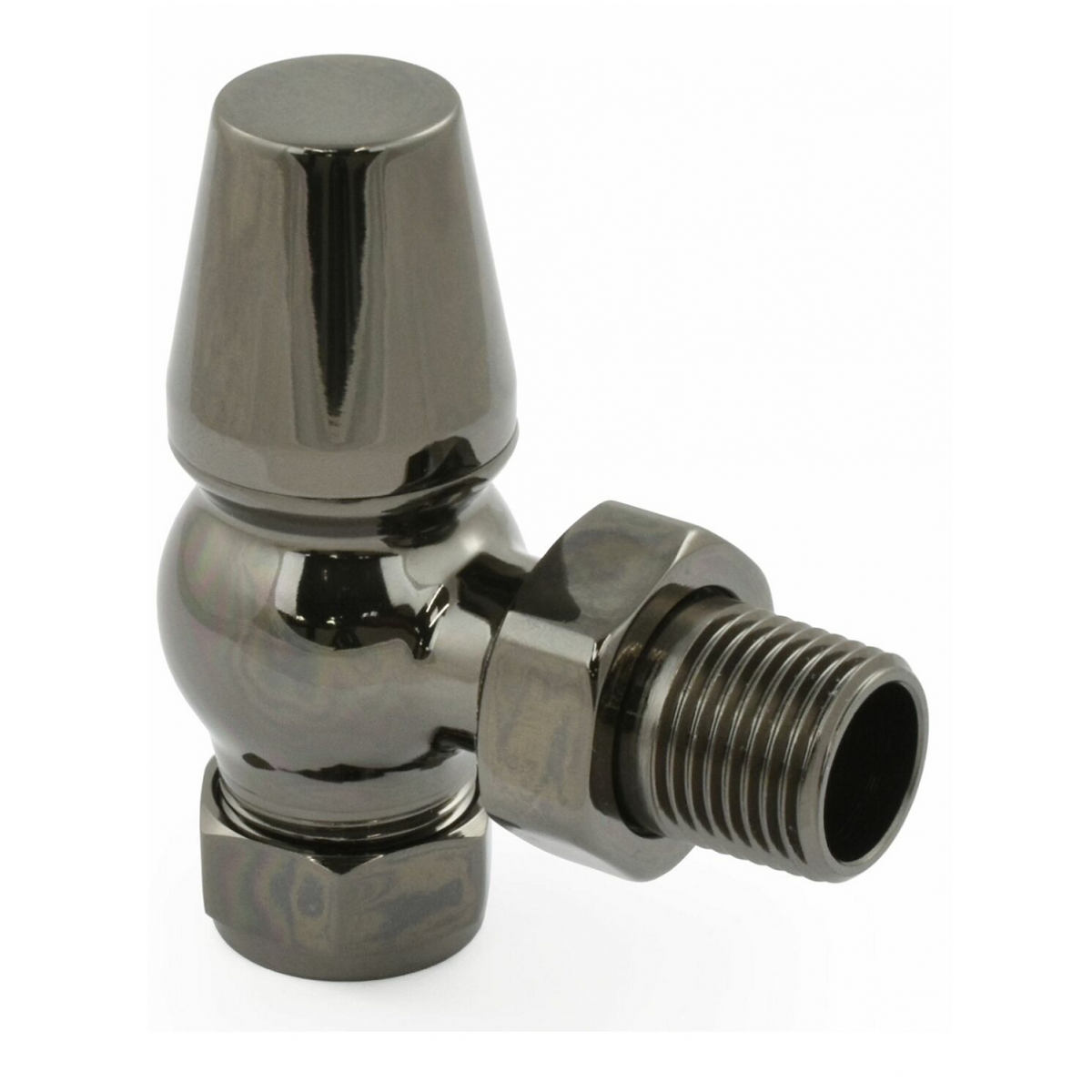 Lambeth Angled TRV Set - Black Nickel