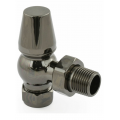 Lambeth Angled TRV Set - Black Nickel