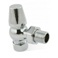 Lambeth Angled TRV Set - Polished Chrome Lambeth Angled TRV Set - Polished Chrome