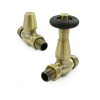 Lambeth Straight TRV Set - Antique Brass