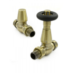Lambeth Straight TRV Set - Antique Brass