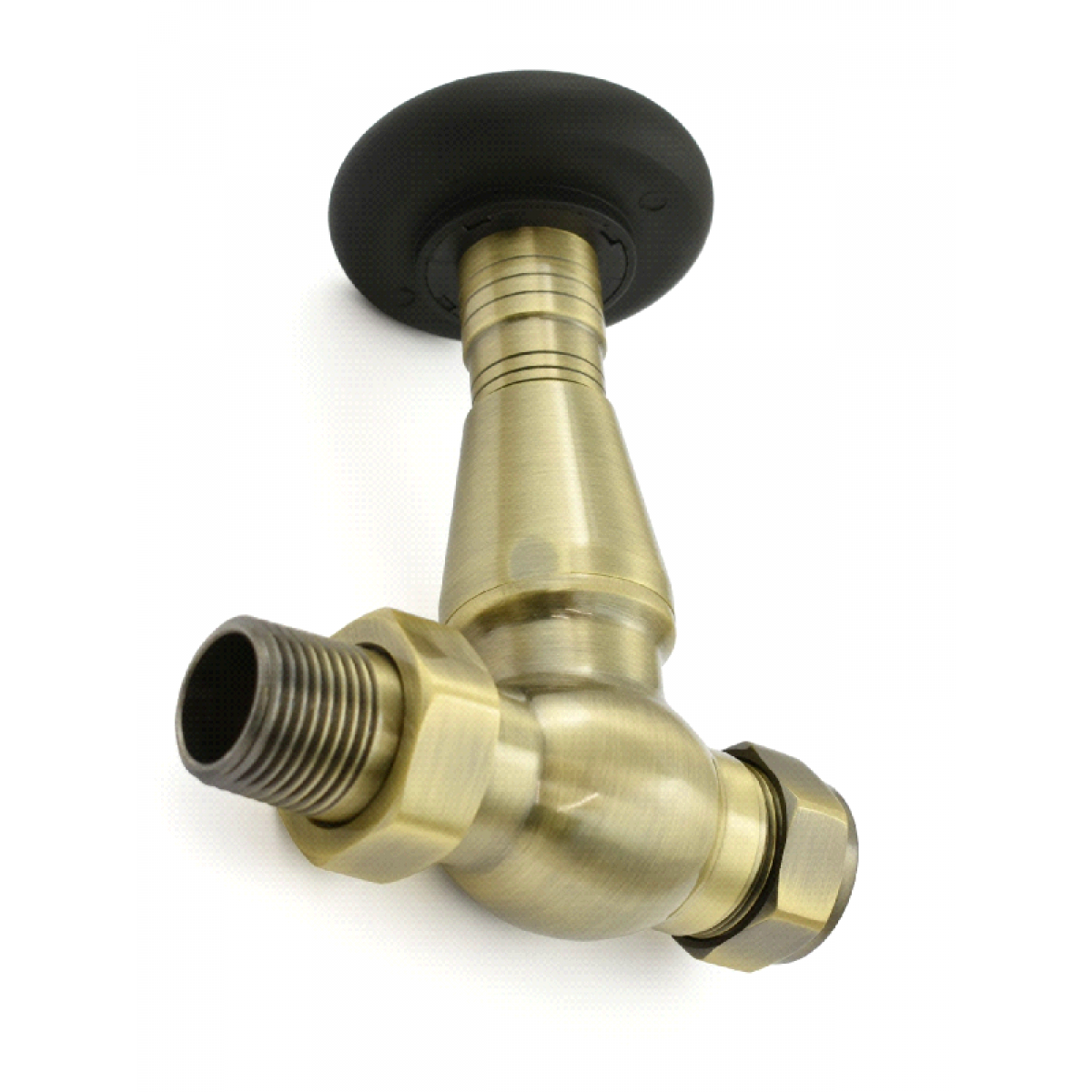 Lambeth Straight TRV Set - Antique Brass