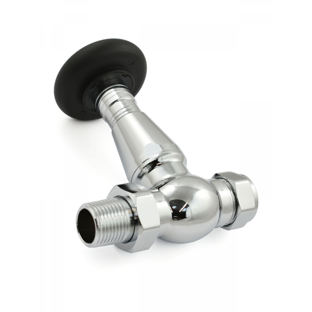 Lambeth Straight TRV Set - Polished Chrome