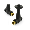 Lambeth Straight TRV Set - Textured Black