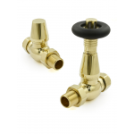 Lambeth Straight TRV Set - Unlacquered Brass