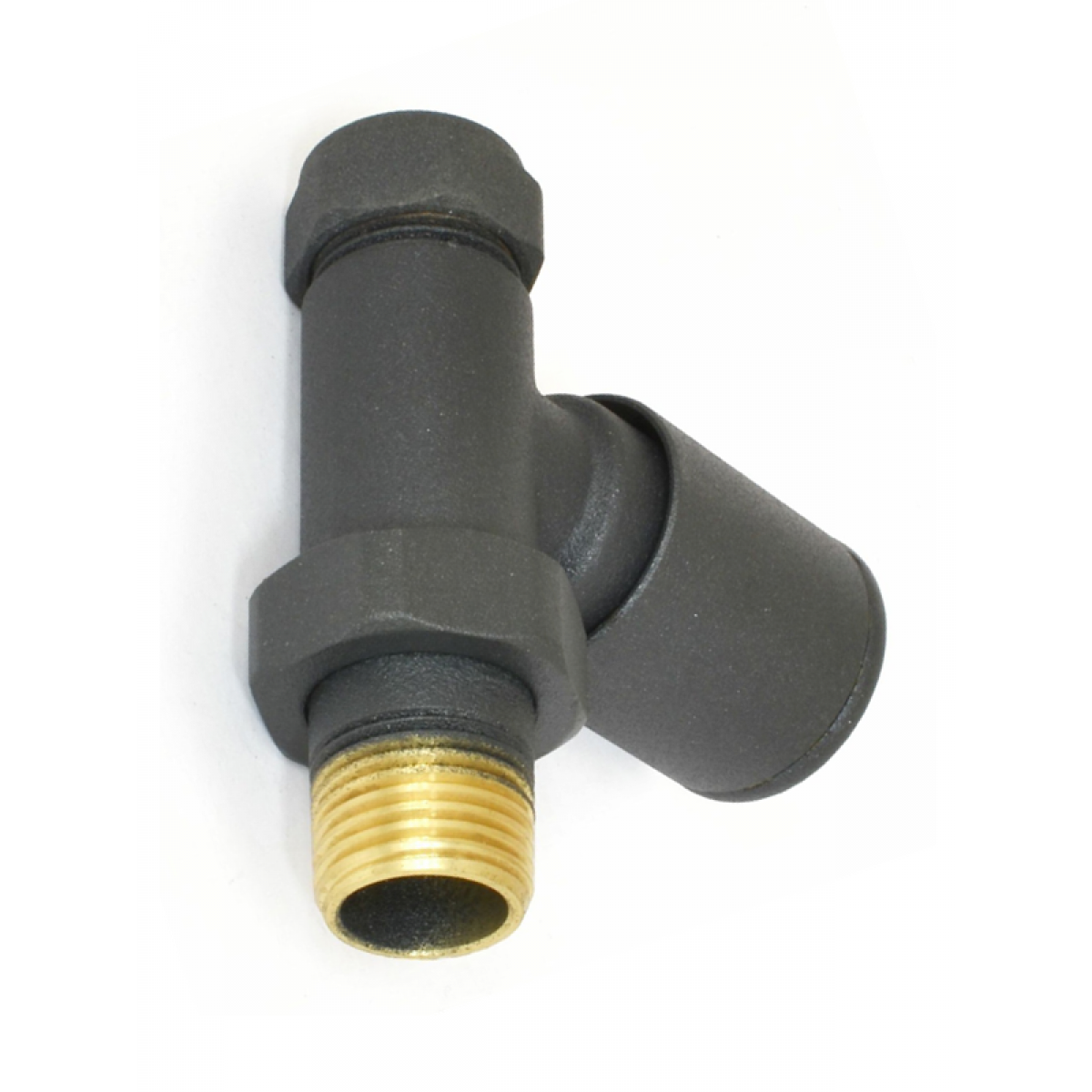 Milan Angled Manual Valve - Anthracite