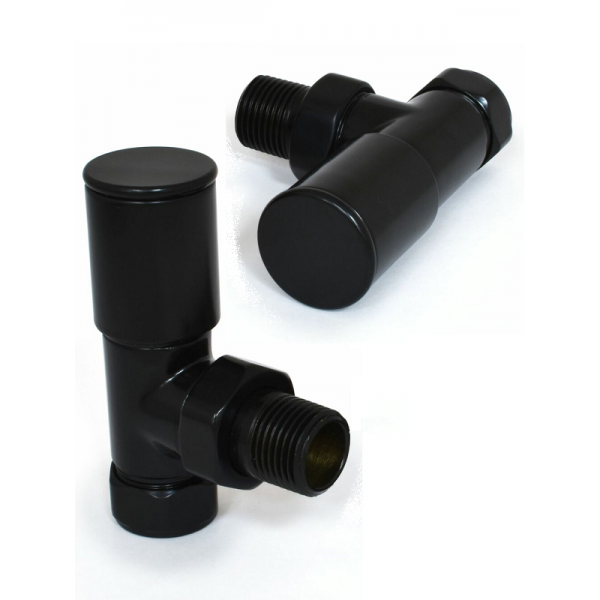 Milan Angled Manual Valve - Jet Black Milan Angled Manual Valve - Jet Black