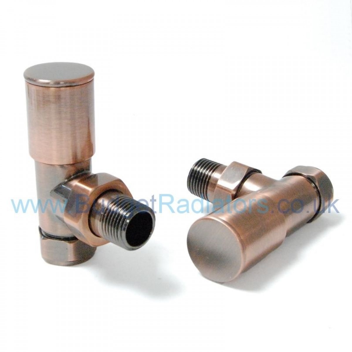 Milan Angled Manual Valve - Antique Copper