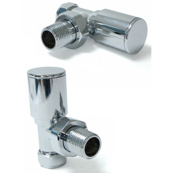 Milan Angled Manual Valve - Chrome Milan Angled Manual Valve - Chrome