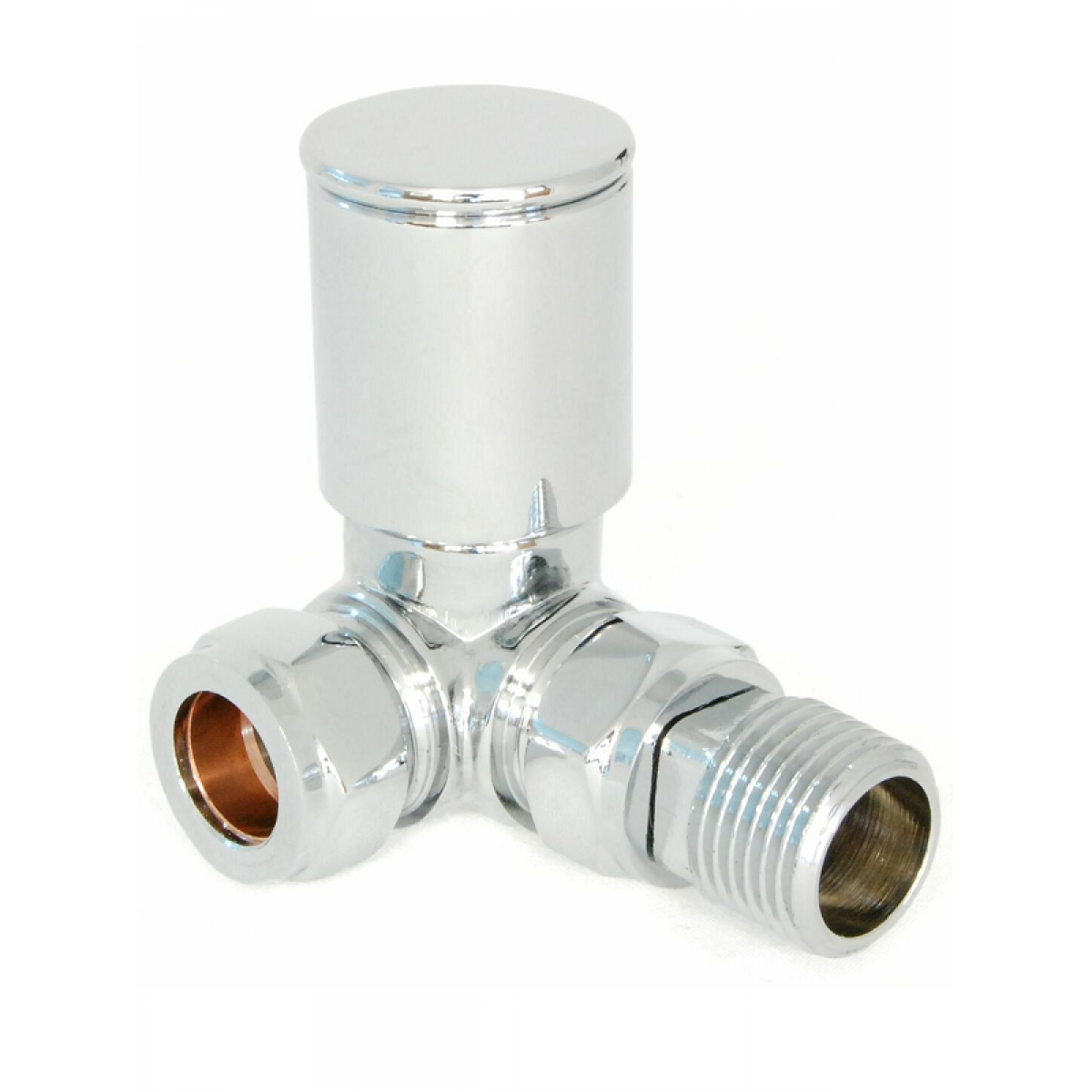 Milan Corner Manual Valve - Chrome