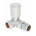 Milan Corner Manual Valve - Chrome Milan Corner Manual Valve - Chrome