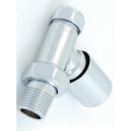 Milan Straight Manual Valve - Chrome