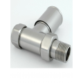 Milan Straight Manual Valve - Satin Nickel Milan Straight Manual Valve - Satin Nickel