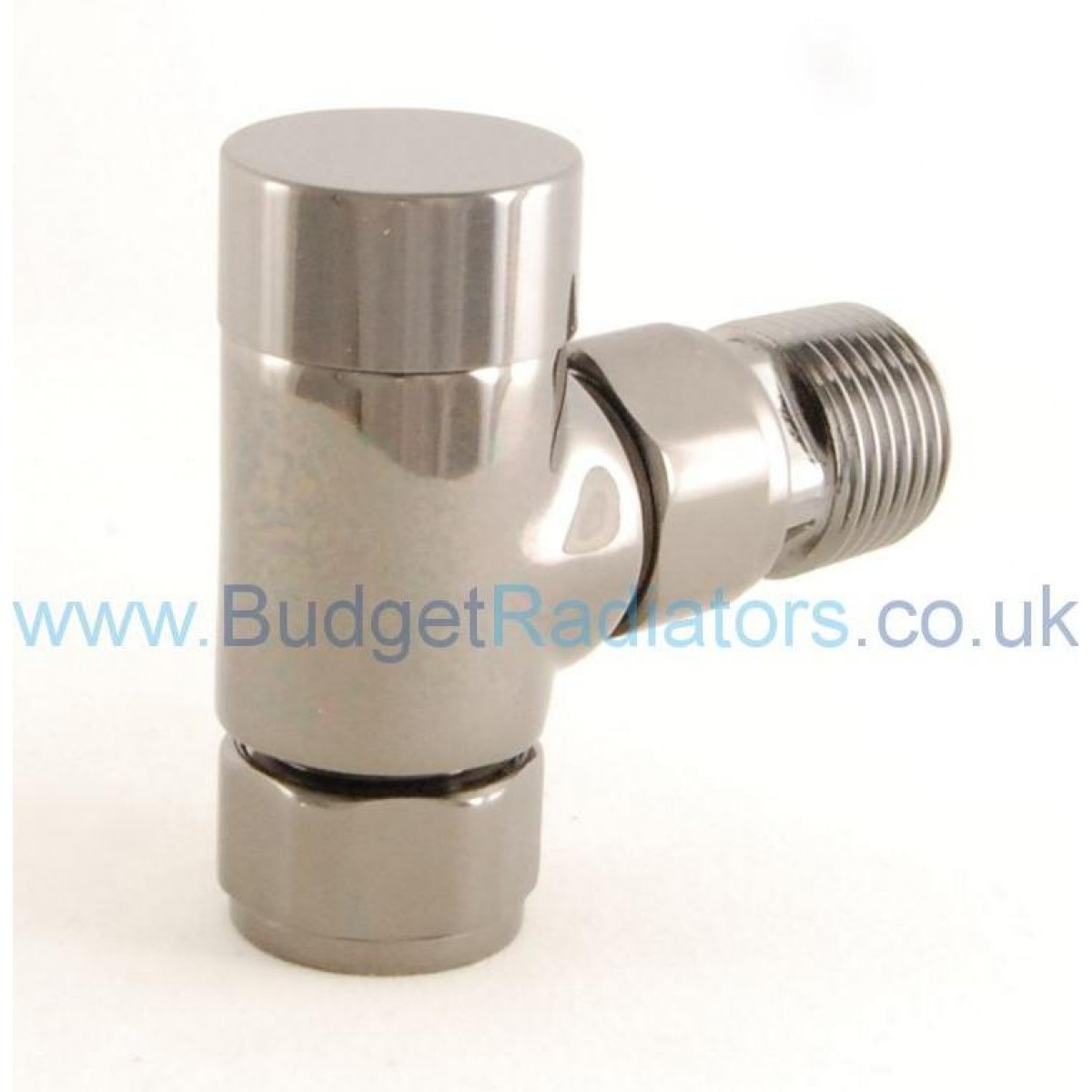 Milan Angled Manual Valve - Black Nickel