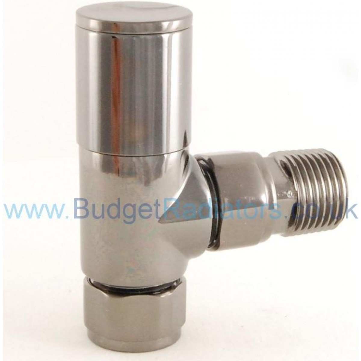 Milan Angled Manual Valve - Black Nickel