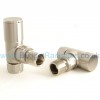 Milan Angled Manual Valve - Satin Nickel
