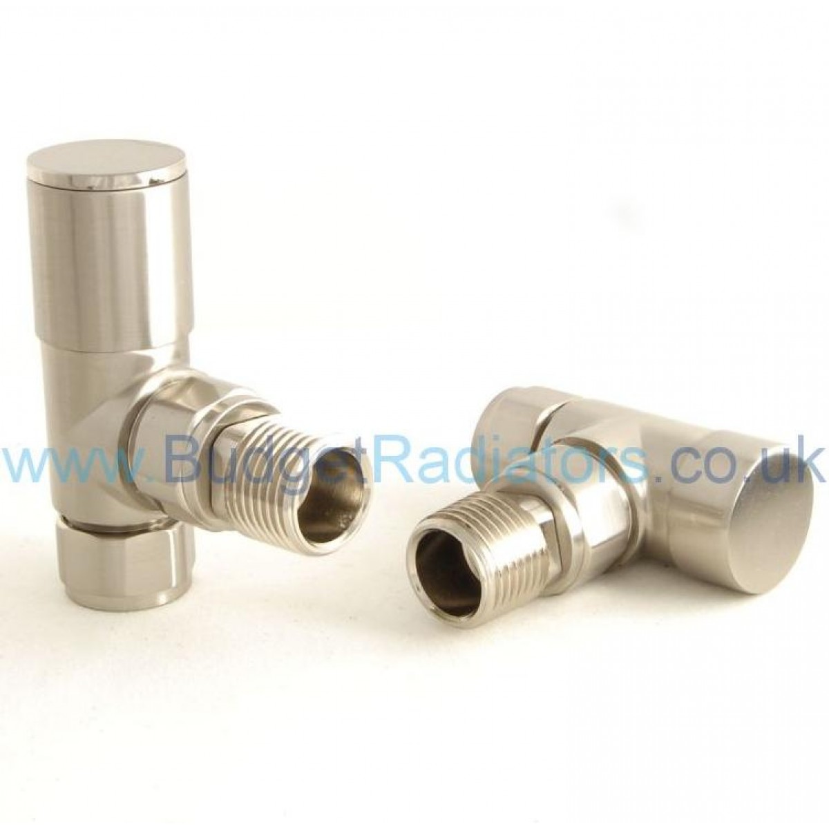 Milan Angled Manual Valve - Satin Nickel