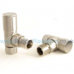 Milan Angled Manual Valve - Satin Nickel