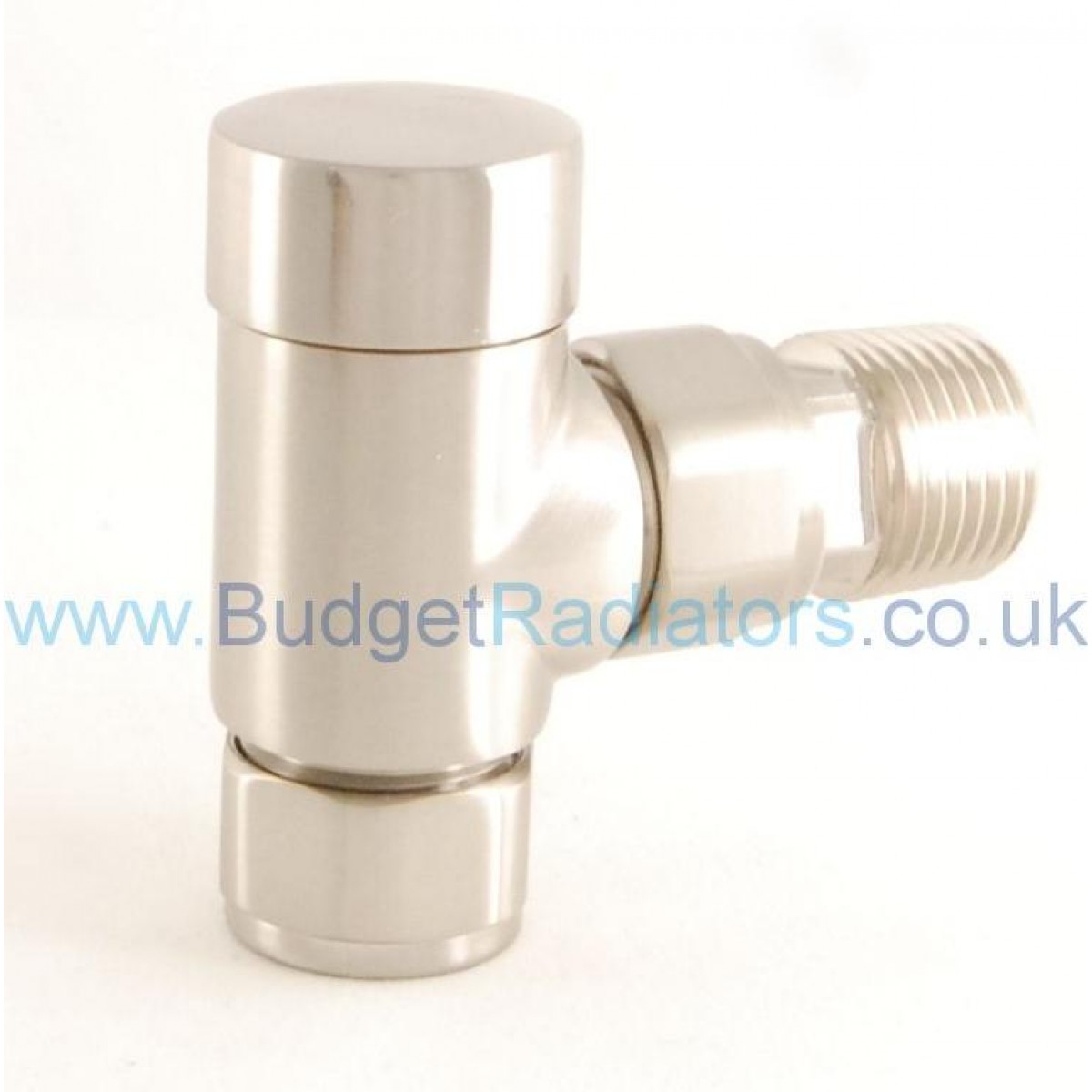Milan Angled Manual Valve - Satin Nickel