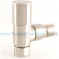 Milan Angled Manual Valve - Satin Nickel