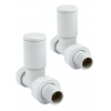 Milan Straight Manual Valve - White