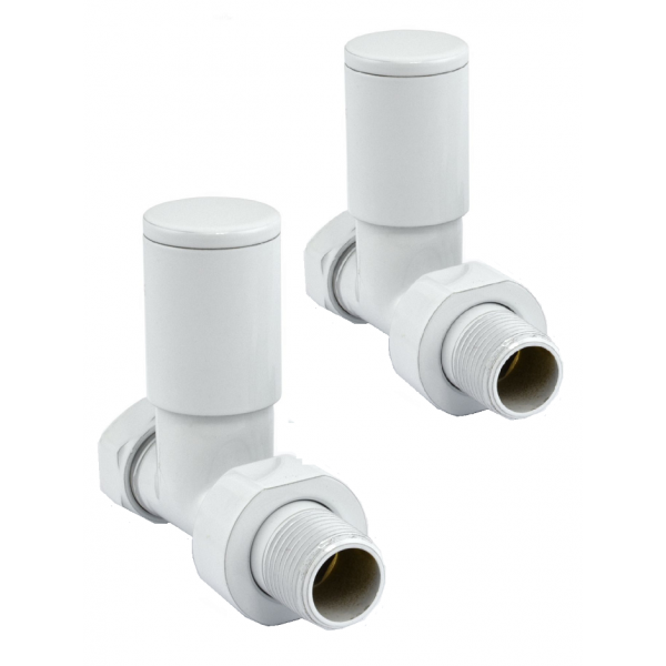 Milan Straight Manual Valve - White Milan Straight Manual Valve - White
