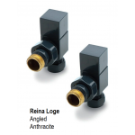 Loge Angled Manual Valve, Anthracite