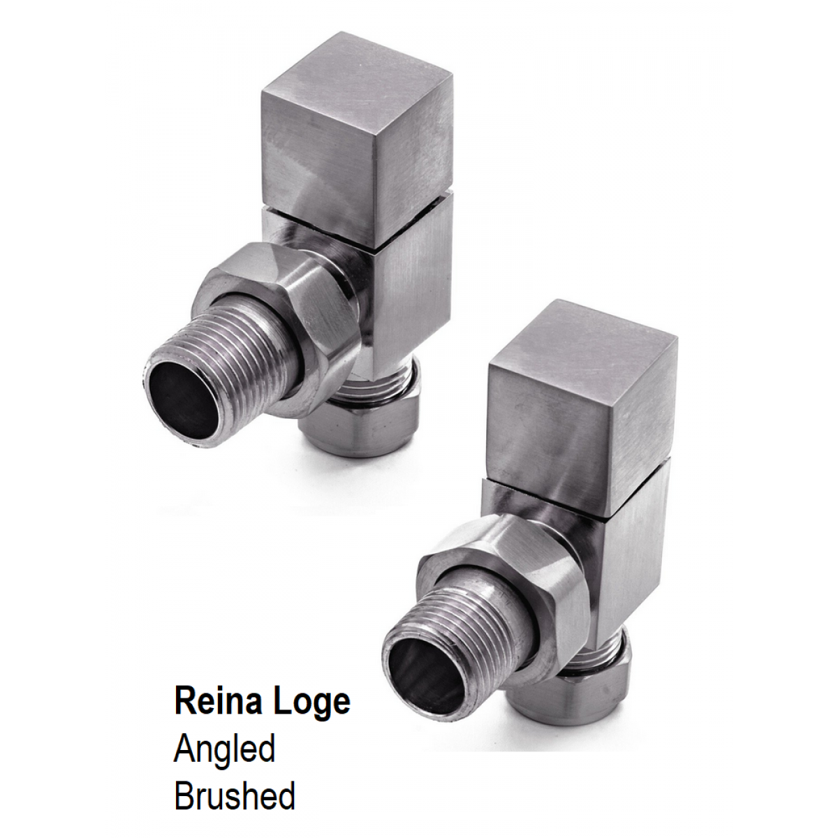Loge Angled Manual Valve, Brushed