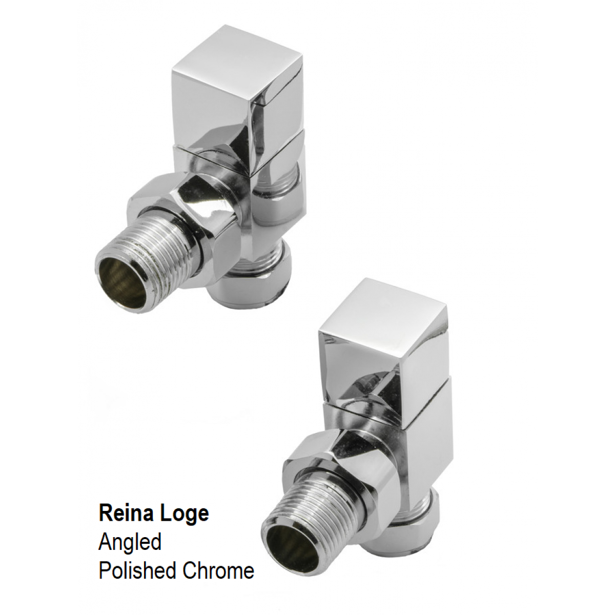 Loge Angled Manual Valve, Polished