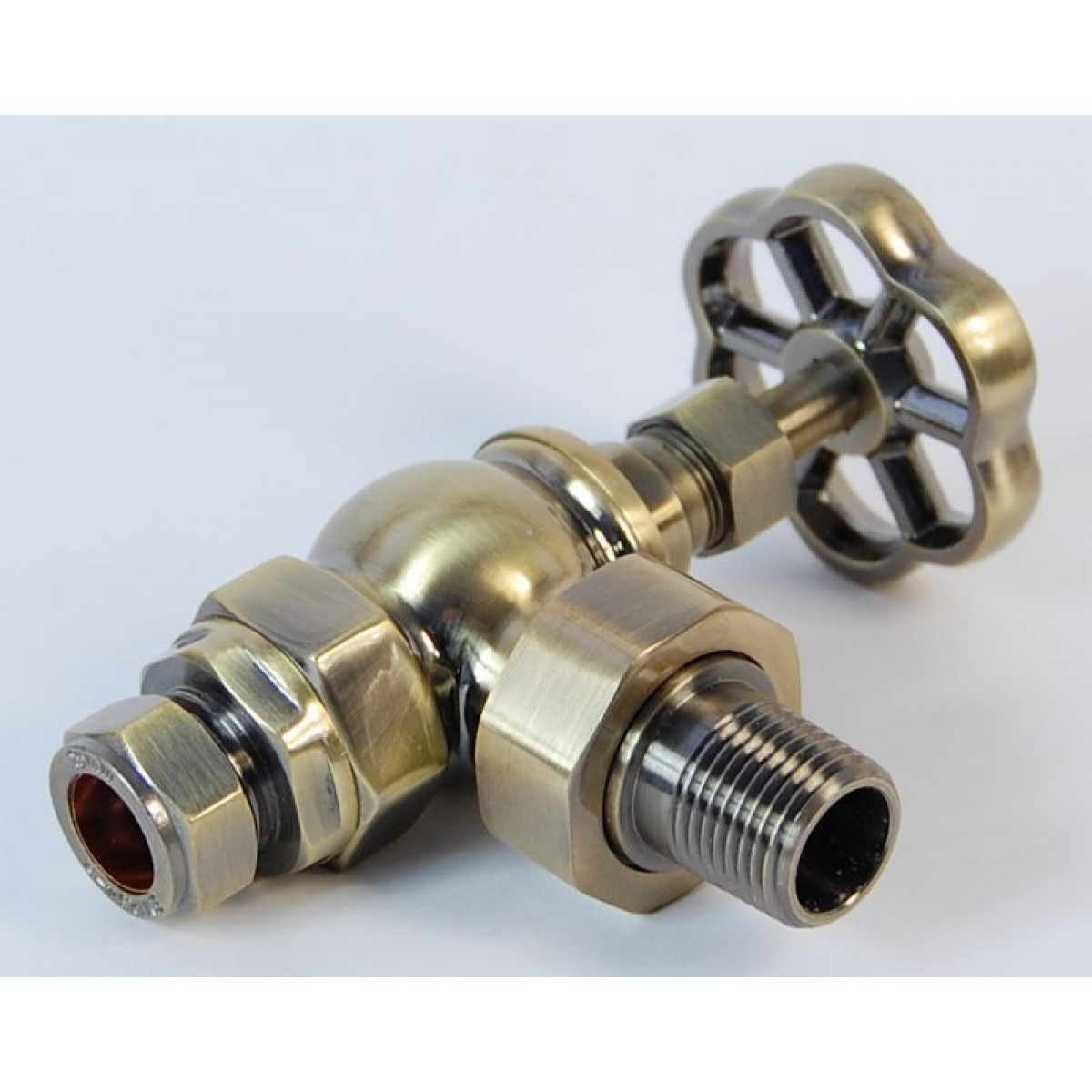 Rosa Manual Valve Set - Antique Brass