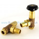 Stirling Angled ½” Manual Valve Set - Polished Brass