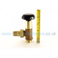 Stirling Angled ½” Manual Valve Set - Polished Brass Stirling Angled ½” Manual Valve Set - Polished Brass