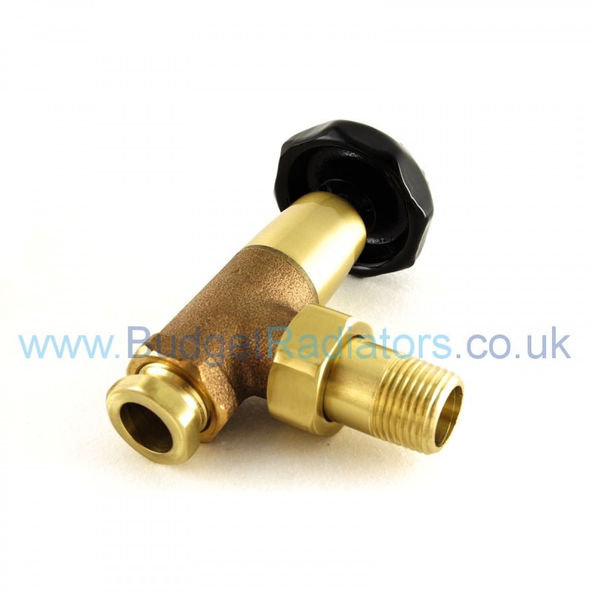 Stirling Angled ½” Manual Valve Set - Polished Brass