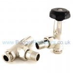 Stirling Angled ½” Manual Valve Set - Polished Nickel