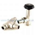 Stirling Angled ½” Manual Valve Set - Satin Nickel