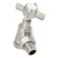 Westminster Angled Radiator Valve Set - Satin Nickel Westminster Angled Radiator Valve Set - Satin Nickel