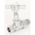 Westminster Straight Radiator Valve Set - Chrome Westminster Straight Radiator Valve Set - Chrome