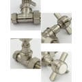 Westminster Straight Radiator Valve Set - Satin Nickel Westminster Straight Radiator Valve Set - Satin Nickel