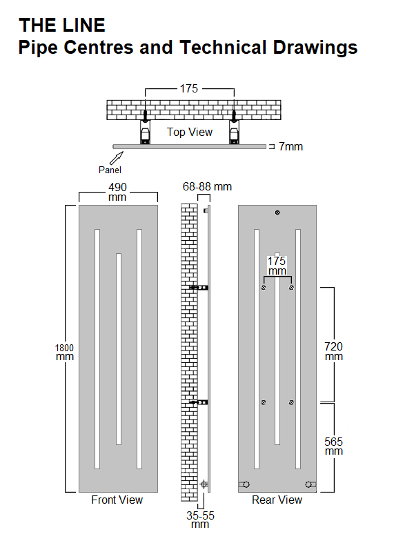 Line - 1800 x 490mm