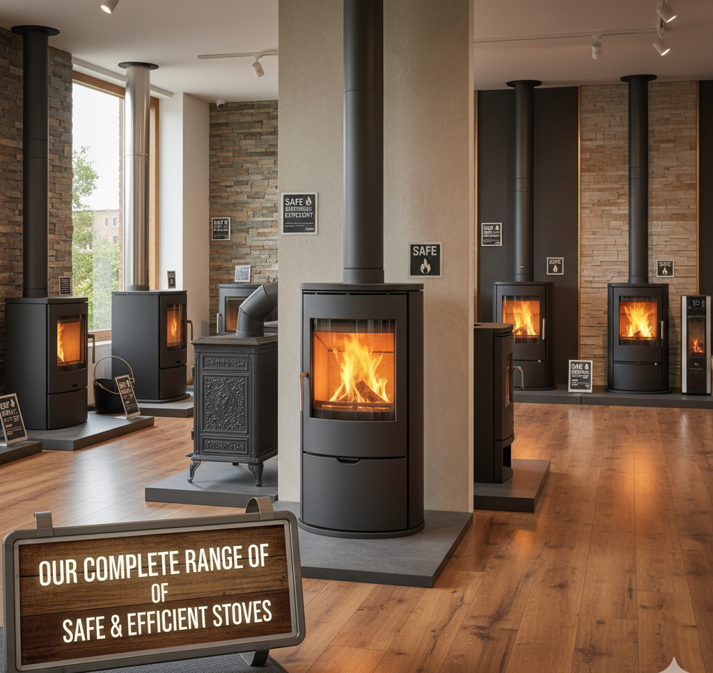 Browse our complete range of Safe and Efficient Stoves