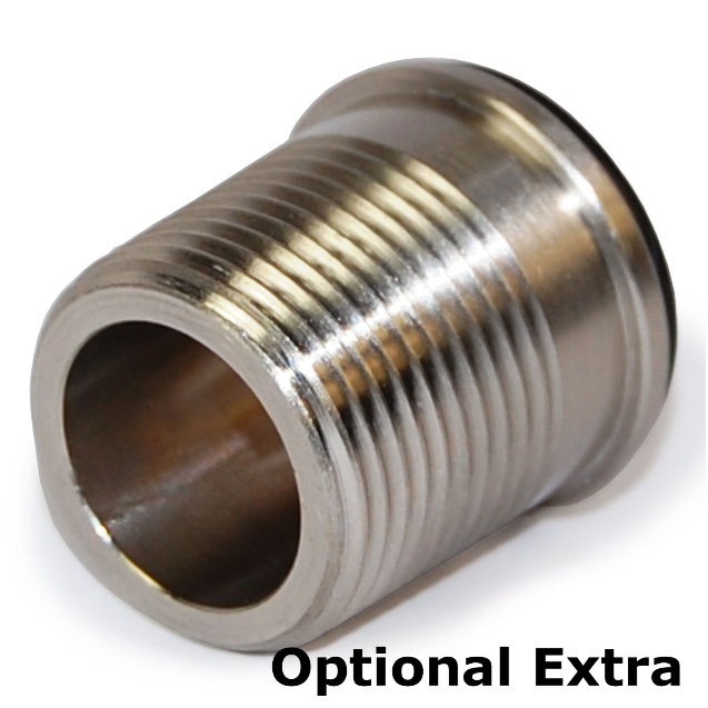 Abbey Lever Radiator Valve Set - Brushed Nickel