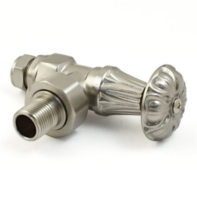 Abbey Manual Valve Set - Brushed Nickel
