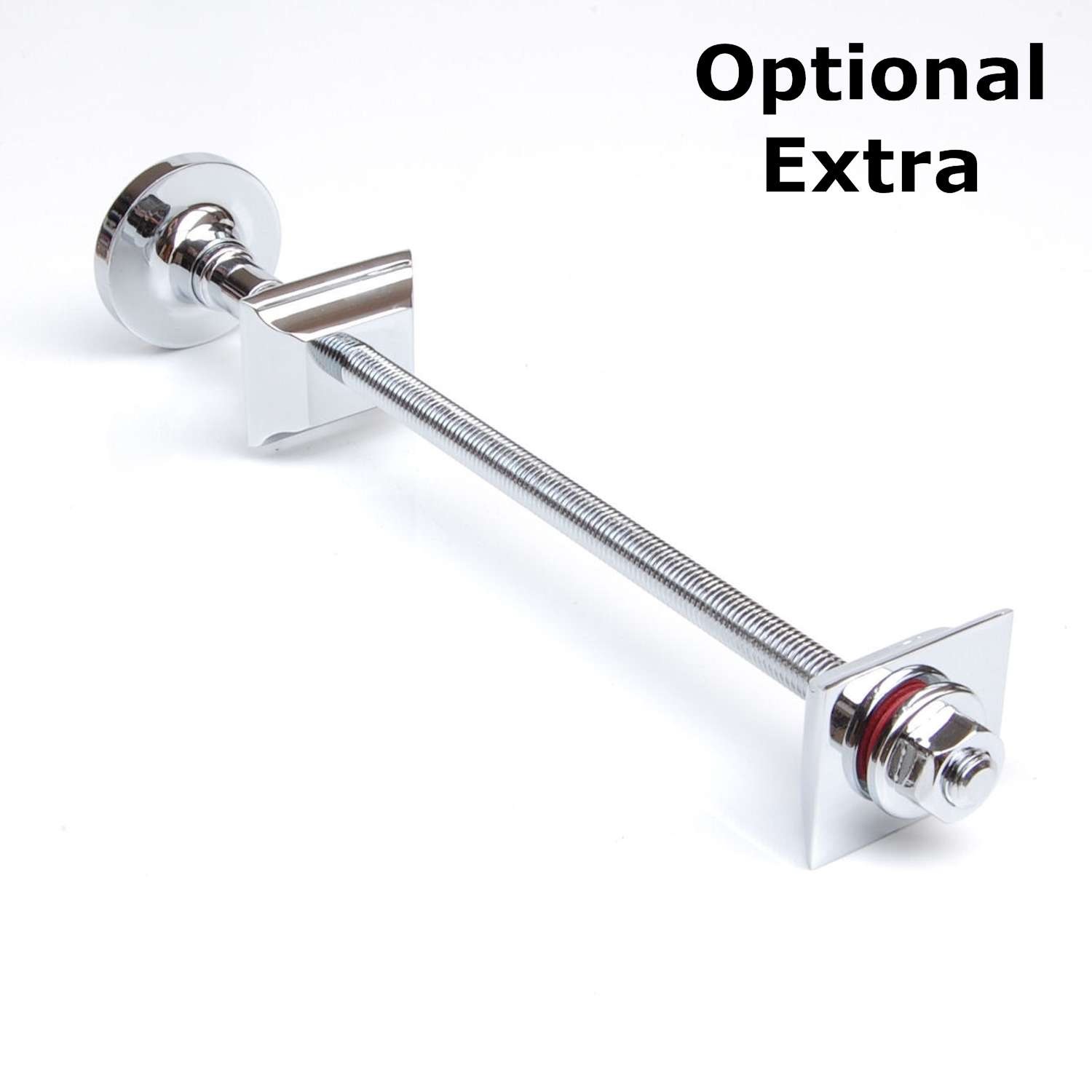 Admiral Straight Thermostatic Valve - Polished Chrome