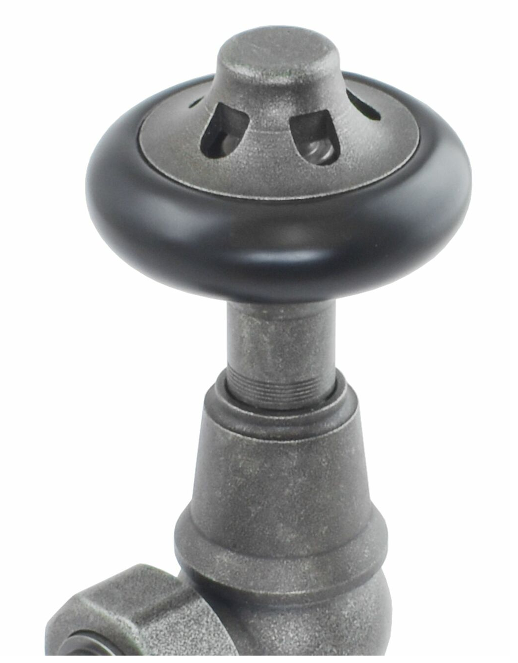 Admiral Angled Thermostatic Valve  - Pewter Finish